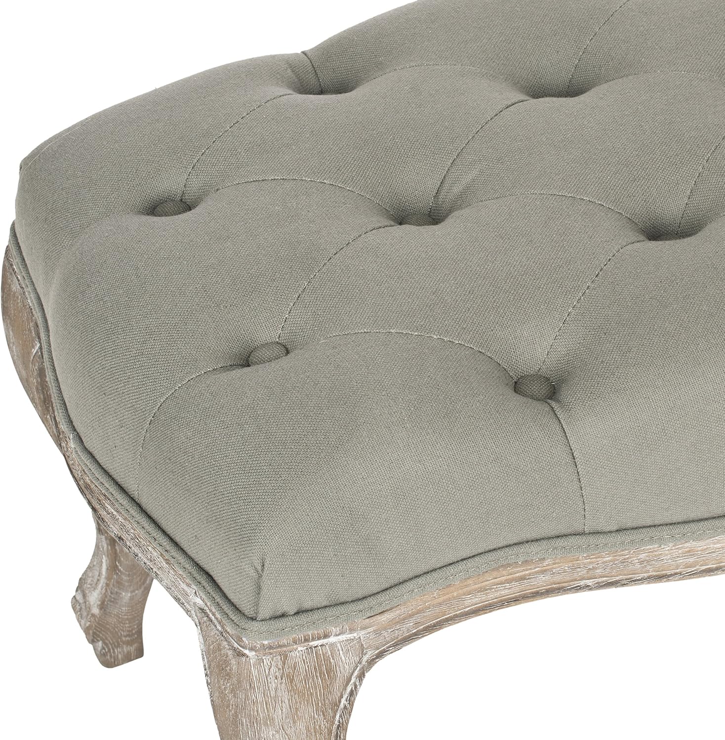 Safavieh Mercer Collection Randy Beige Linen Bench