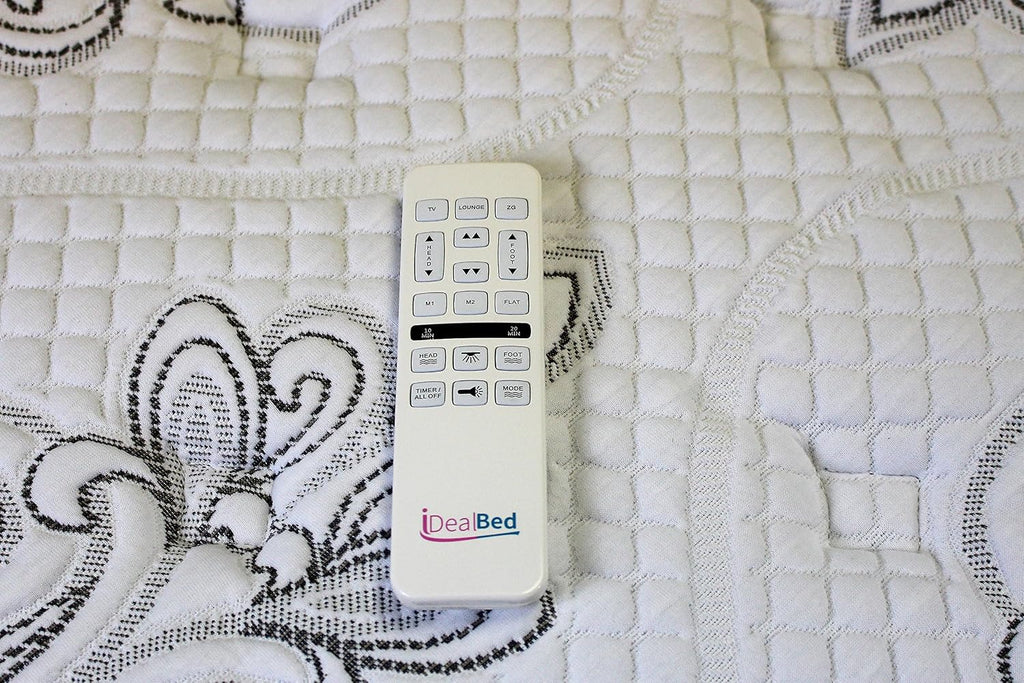 iDealBed Custom Comfort Adjustable Bed Base, Wireless, Massage, USB Charge Ports, Nightlight, Zero Gravity, Memory Pre Sets, King