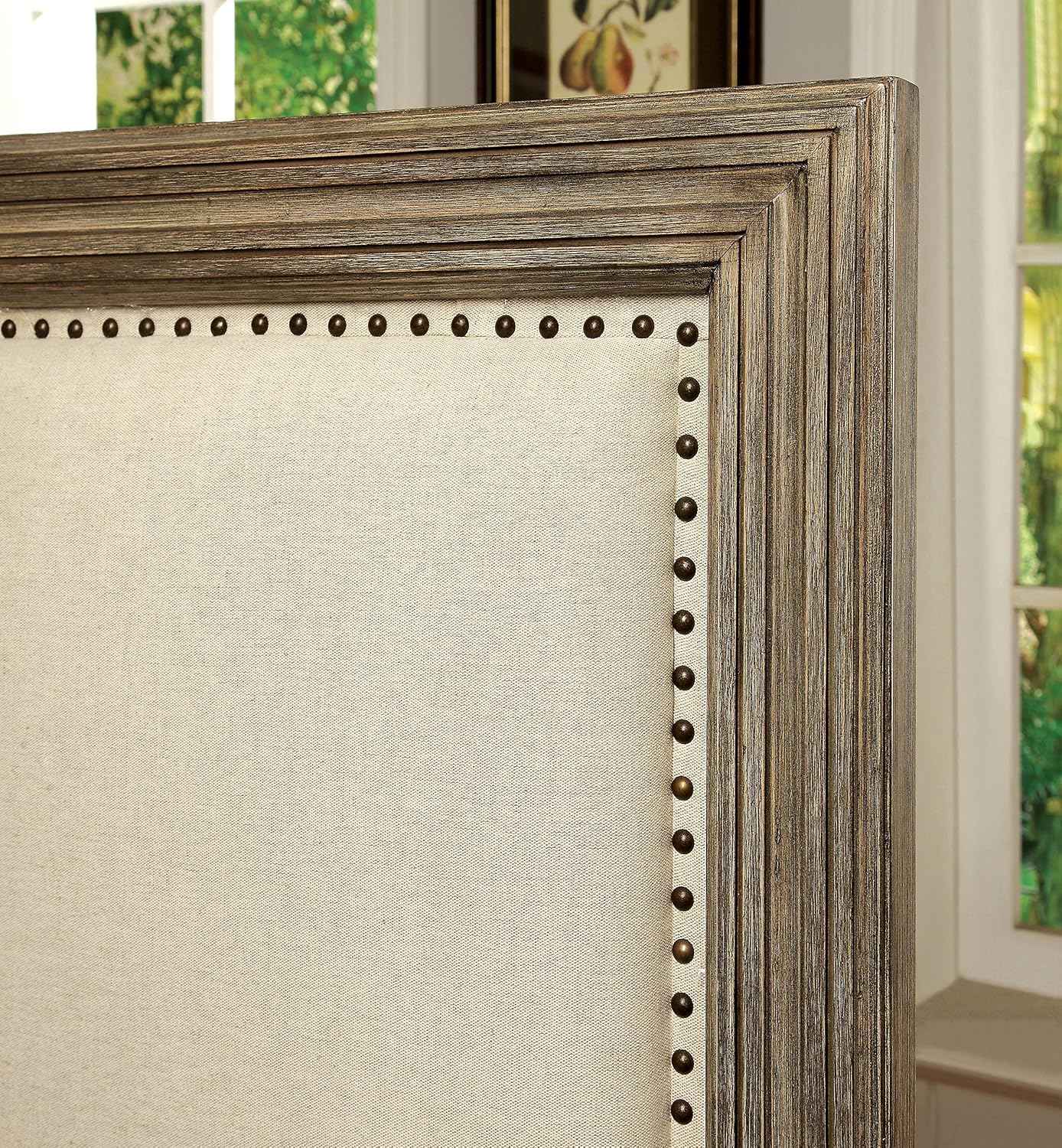 HOMES: Inside + Out 4 Piece ioHOMES Bellamy Rustic Bed Set, California King, Natural Ash
